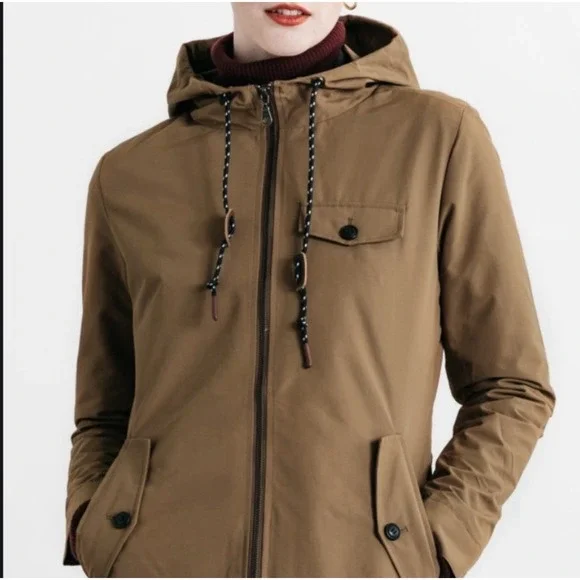 Bridge & Burn Warbler Jacket w/Hood Women's Size S Outdoor Preppy - Picture 15 of 16